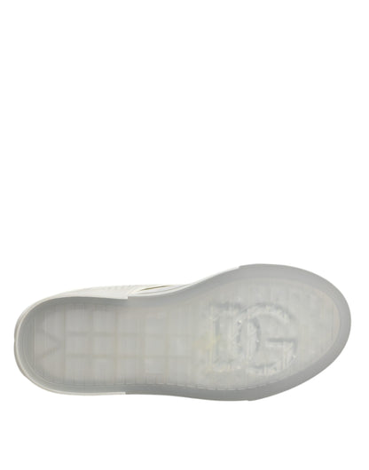 Dolce & Gabbana White DG Logo CUSTOM 2.Zero Sneakers Shoes by Dolce & Gabbana