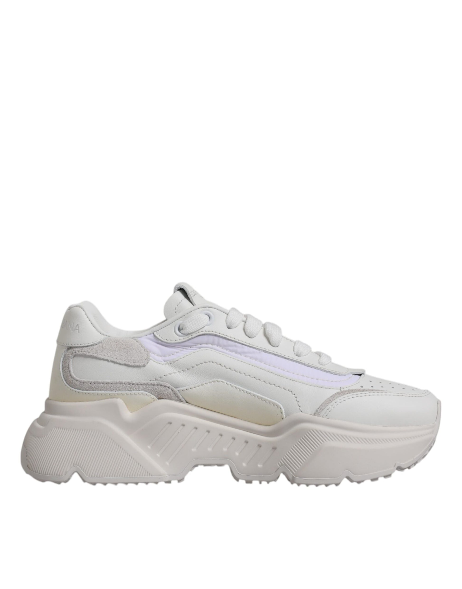Dolce & Gabbana White Daymaster Low Top Sneakers Shoes by Dolce & Gabbana