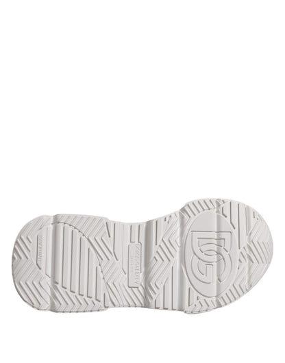 Dolce & Gabbana White Daymaster Low Top Sneakers Shoes by Dolce & Gabbana