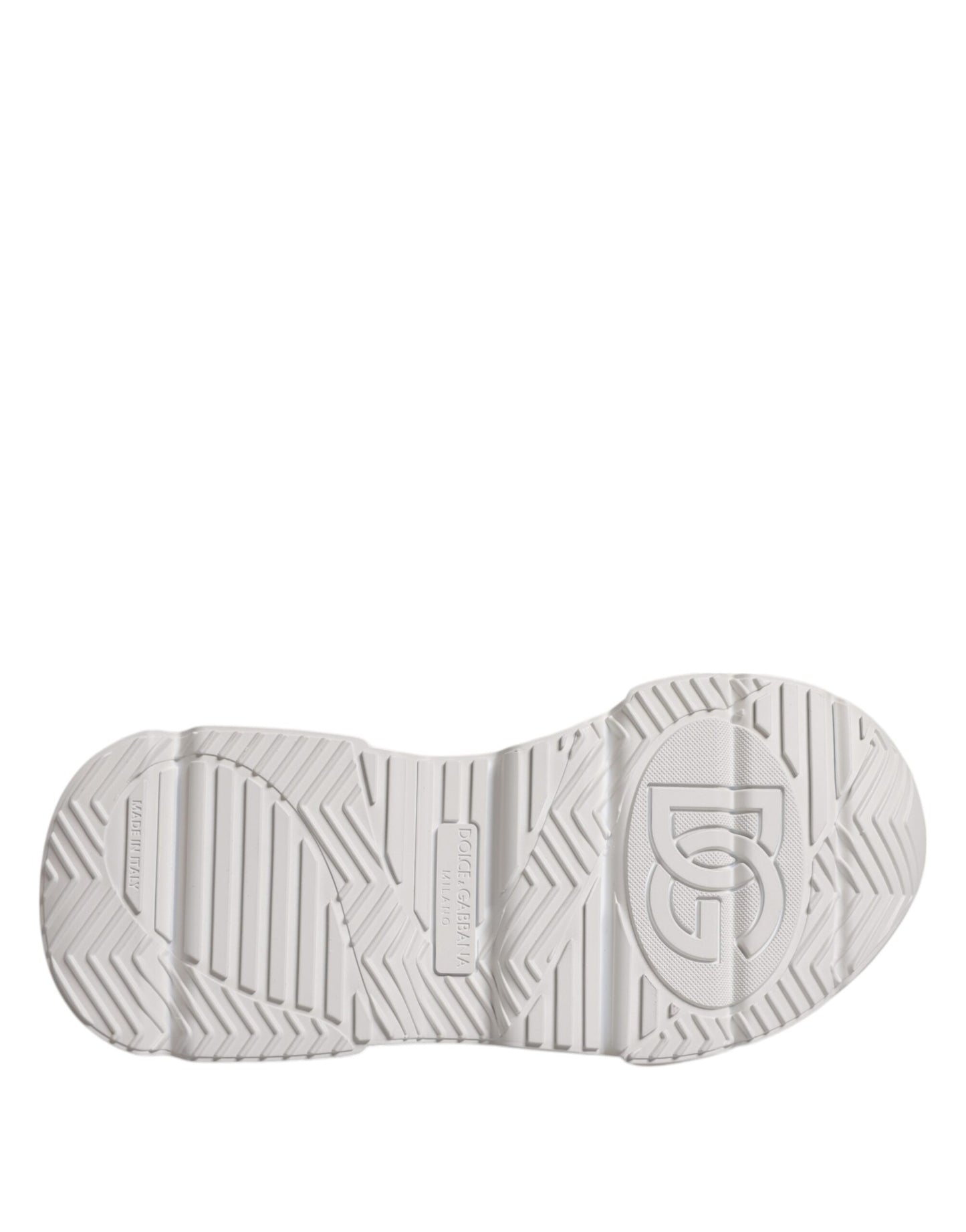 Dolce & Gabbana White Daymaster Low Top Sneakers Shoes by Dolce & Gabbana