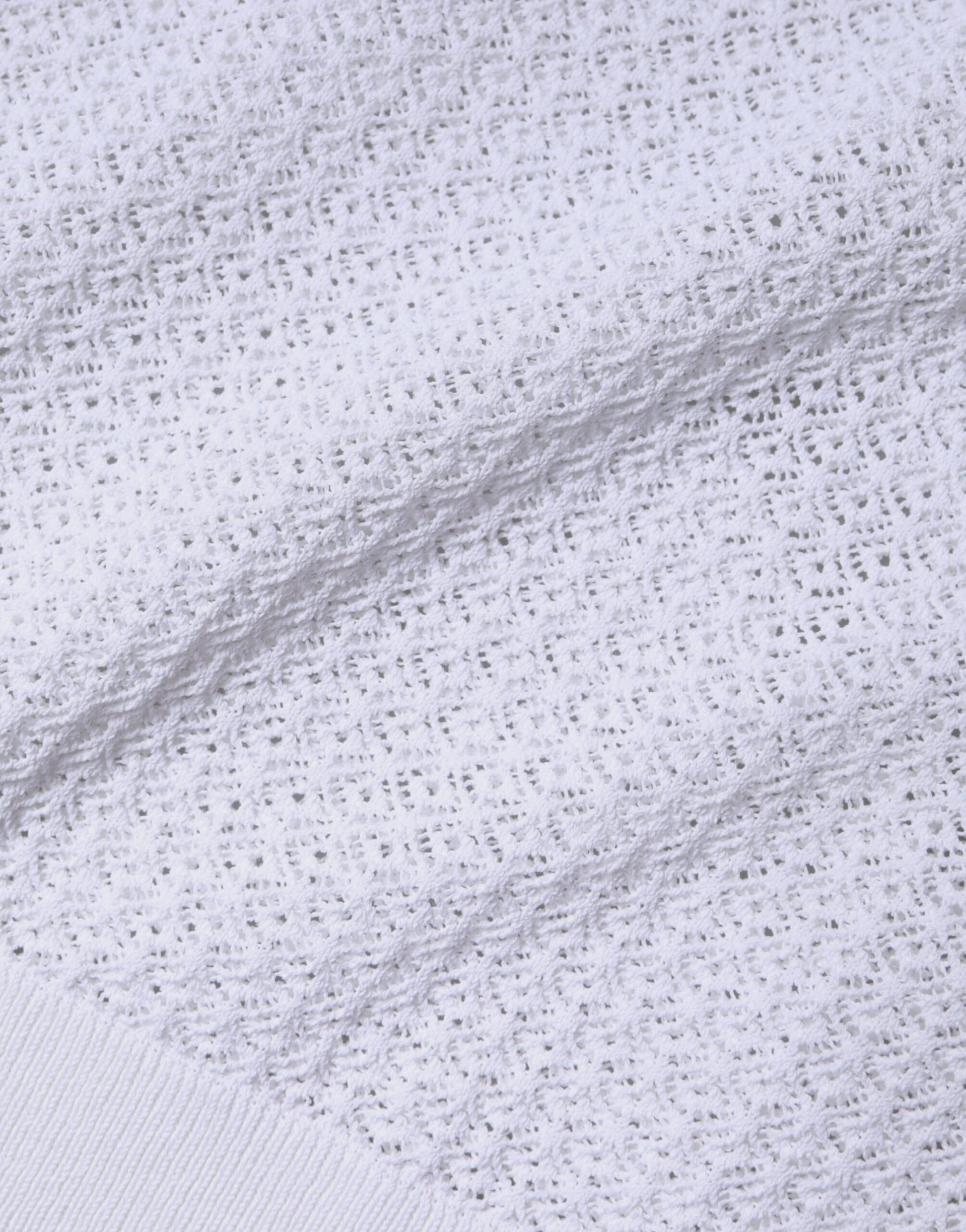 Dolce & Gabbana White Mesh See Through Long Sleeves Top by Dolce & Gabbana