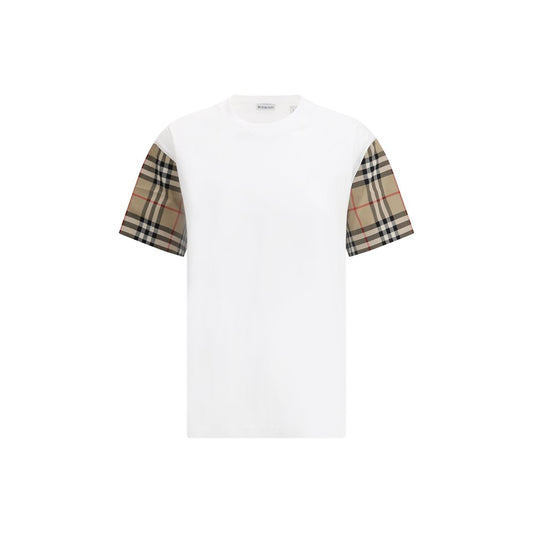T-shirt à manches archives à carreaux Burberry