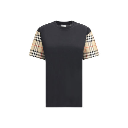 T-shirt à manches archives à carreaux Burberry