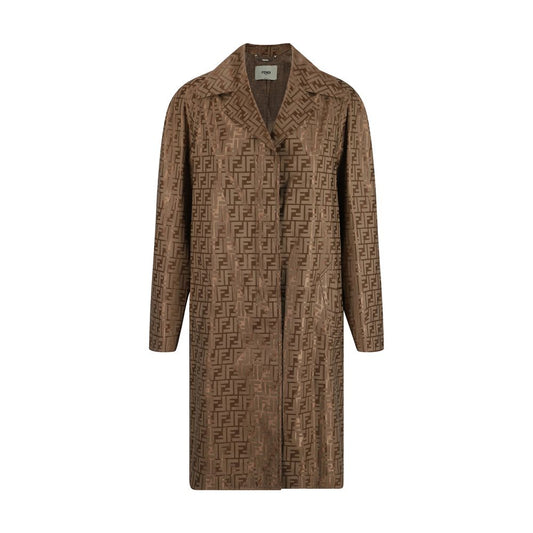 Manteau Fendi à motif FF