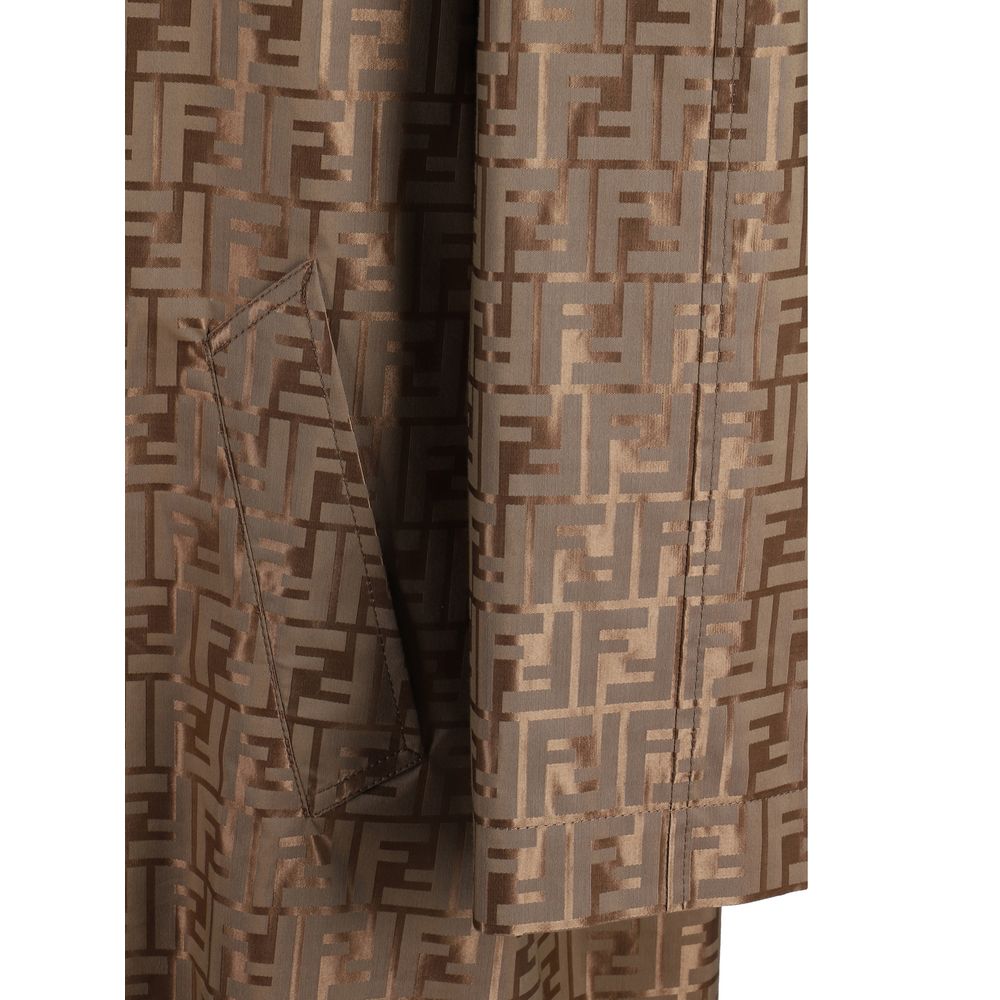 Manteau Fendi à motif FF