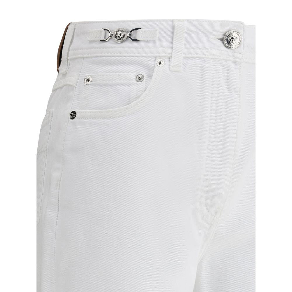 Jean blanc Versace