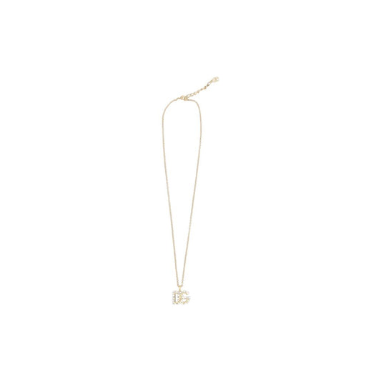 Collier Dolce &amp; Gabbana avec logo en strass