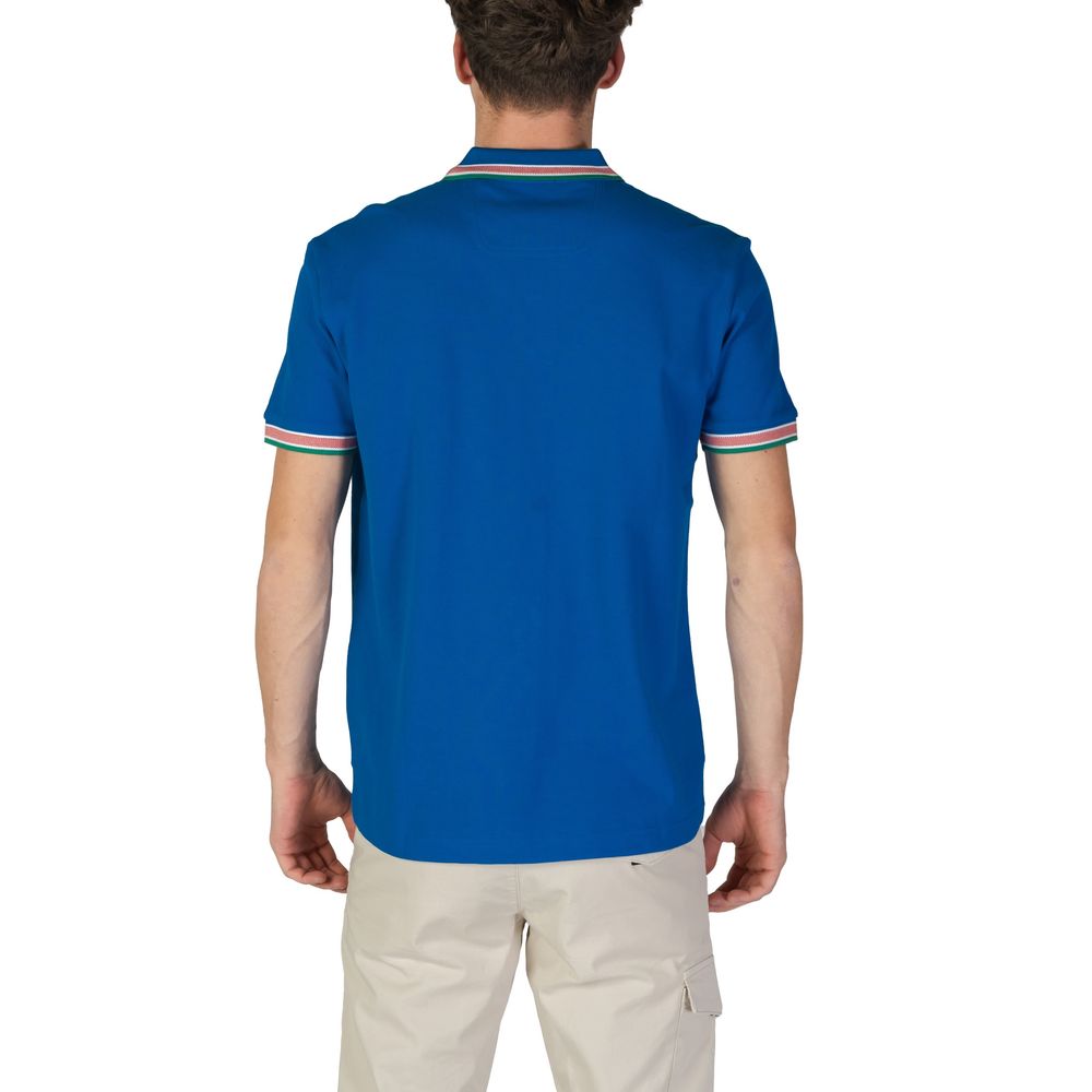 Polo en coton bleu Hugo Boss