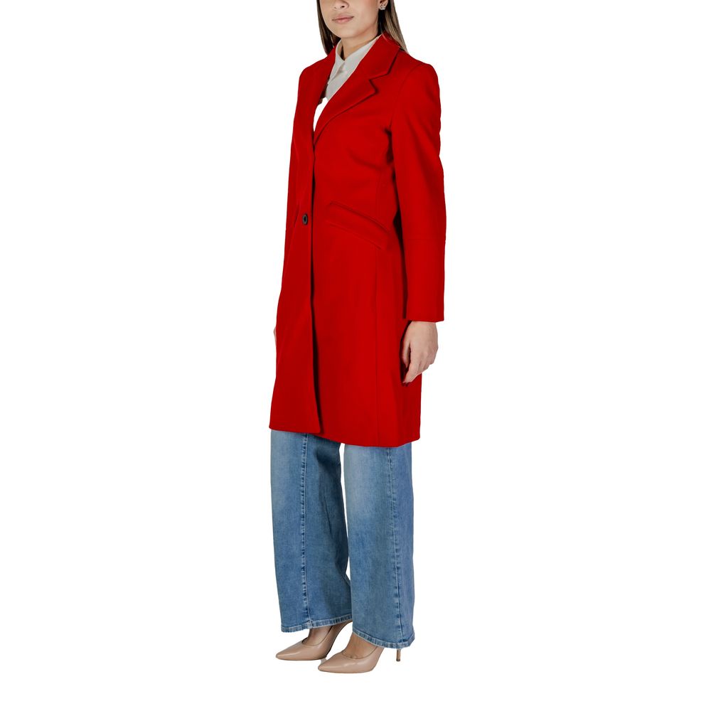 Vestes et manteaux en polyester rouge Vero Moda