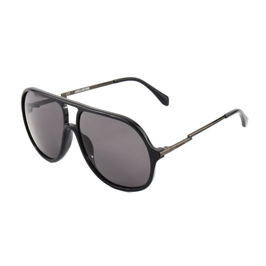 Lunettes de soleil Zadig &amp; Voltaire en veau poil noir