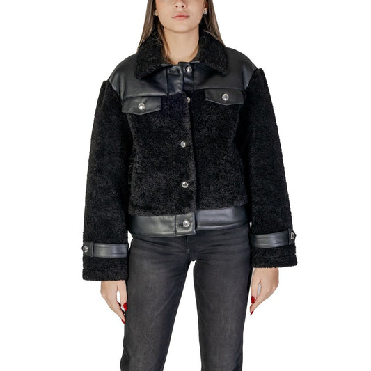Vestes et manteaux en polyester noir Morgan De Toi