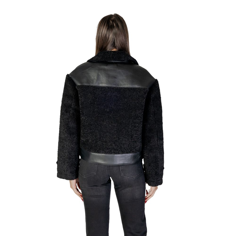 Vestes et manteaux en polyester noir Morgan De Toi