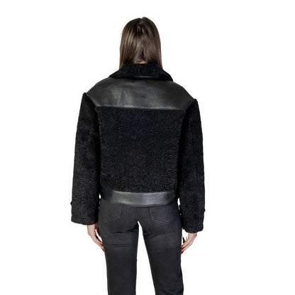 Vestes et manteaux en polyester noir Morgan De Toi