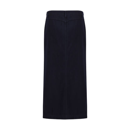 Jupe en coton bleu Giorgio Armani