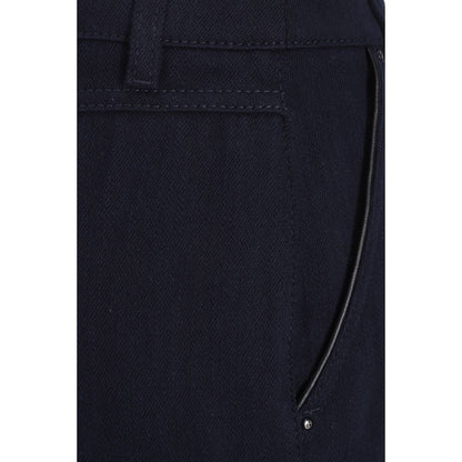 Jupe en coton bleu Giorgio Armani
