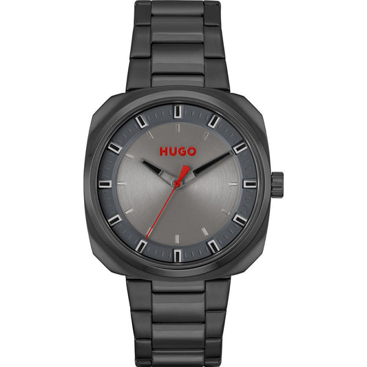 Montre Hugo Boss en acier inoxydable gris