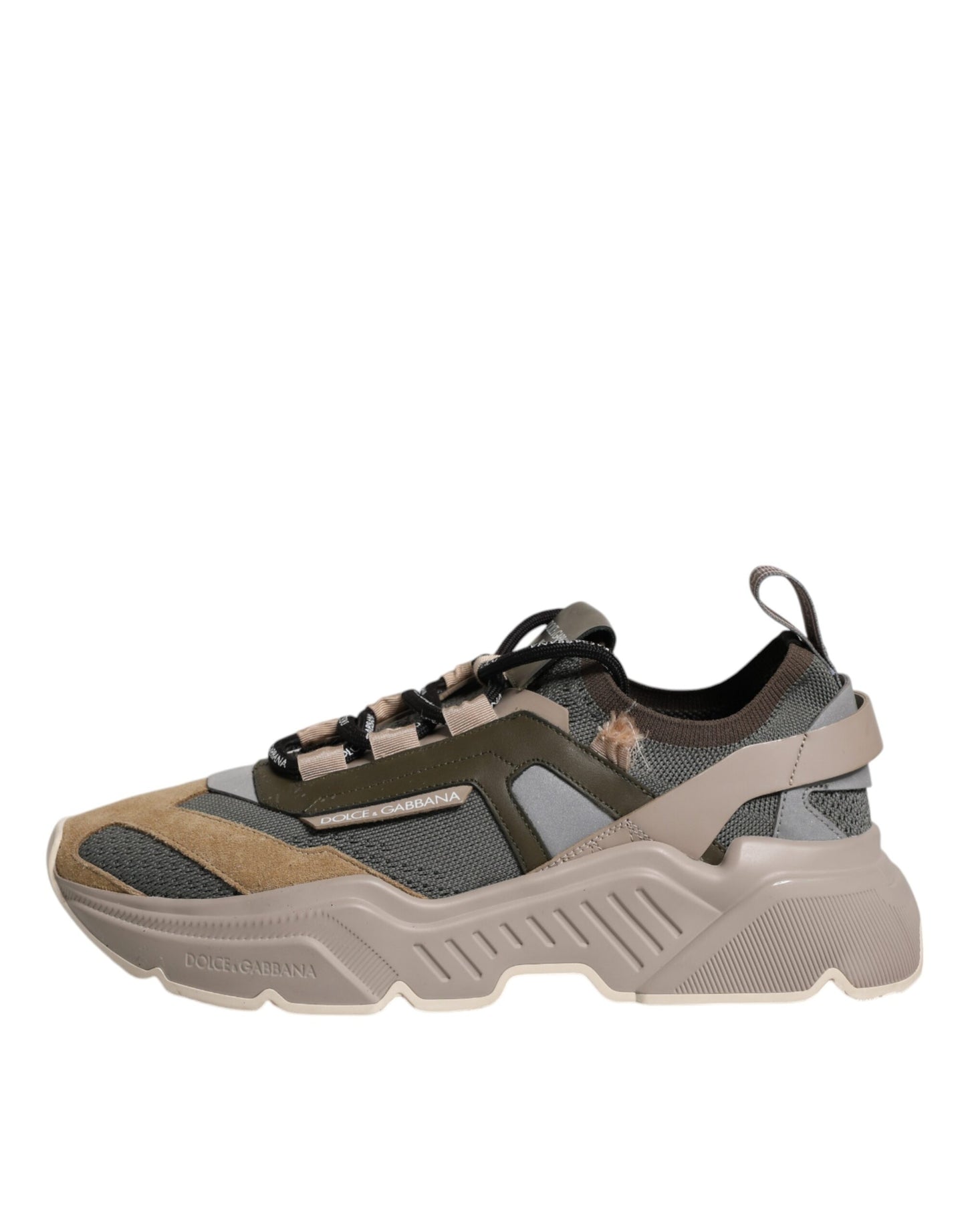 Dolce & Gabbana Multicolor Daymaster Low Top Sneakers Shoes by Dolce & Gabbana