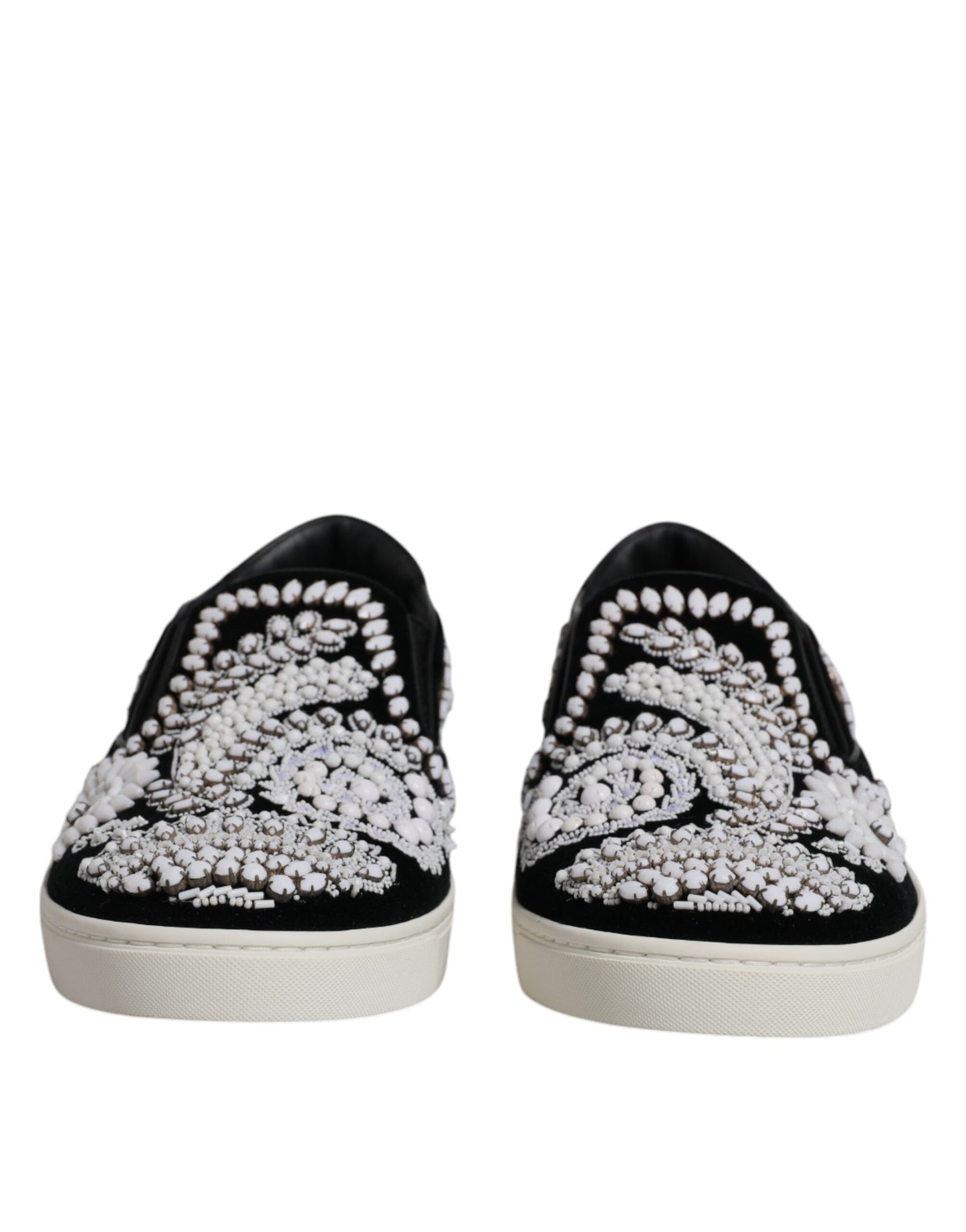 Chaussures à enfiler noires à ornements London pour homme Dolce &amp; Gabbana