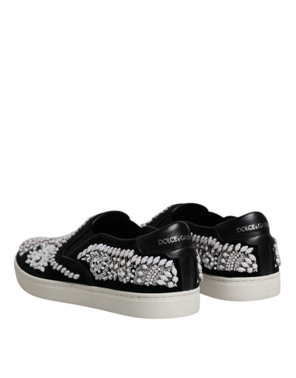 Chaussures à enfiler noires à ornements London pour homme Dolce &amp; Gabbana