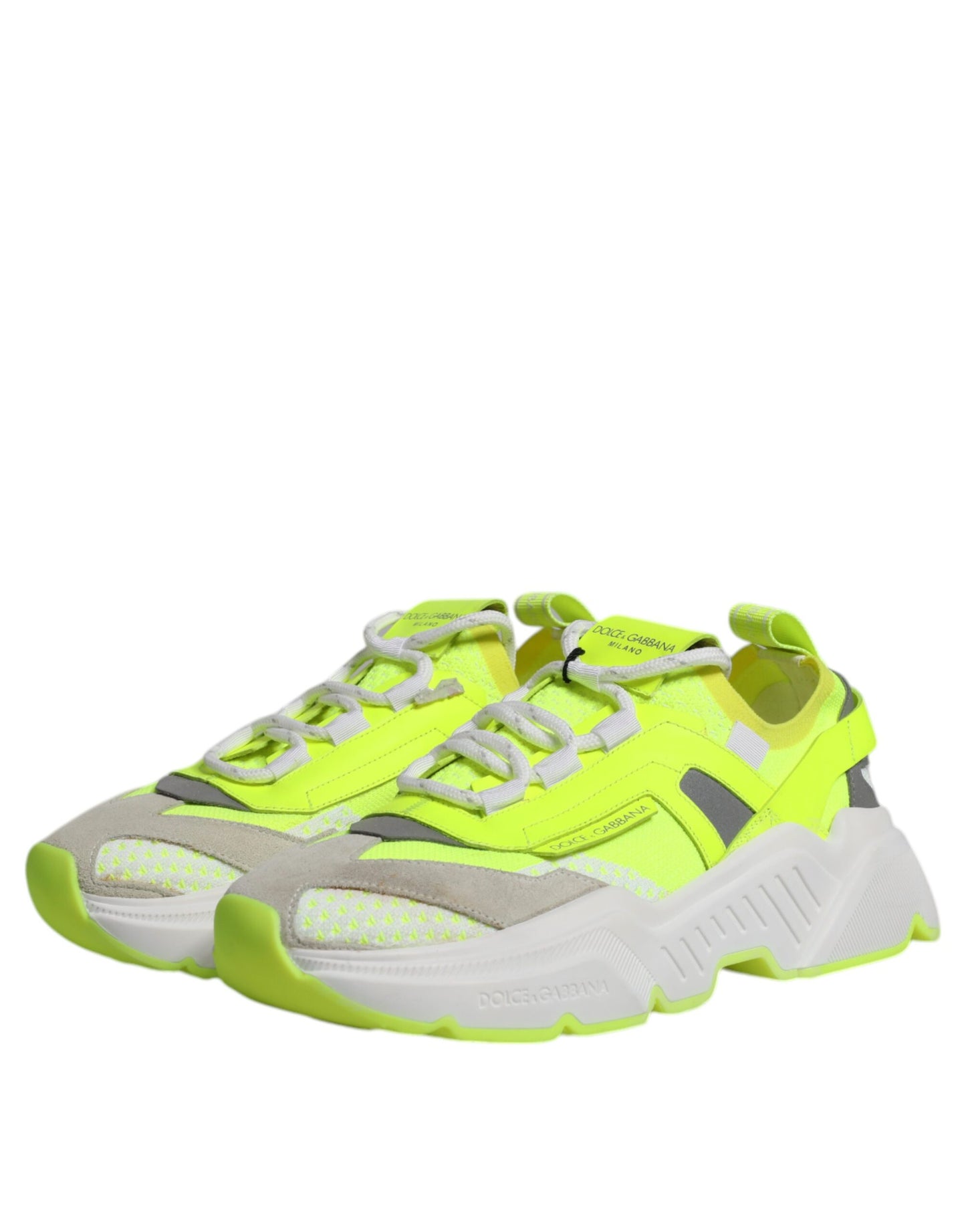Dolce & Gabbana Multicolor Daymaster Low Top Sneakers Shoes by Dolce & Gabbana