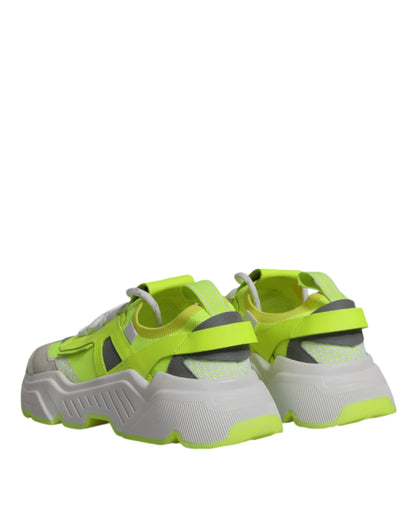 Dolce & Gabbana Multicolor Daymaster Low Top Sneakers Shoes by Dolce & Gabbana