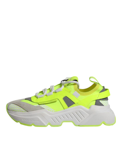 Dolce & Gabbana Multicolor Daymaster Low Top Sneakers Shoes by Dolce & Gabbana