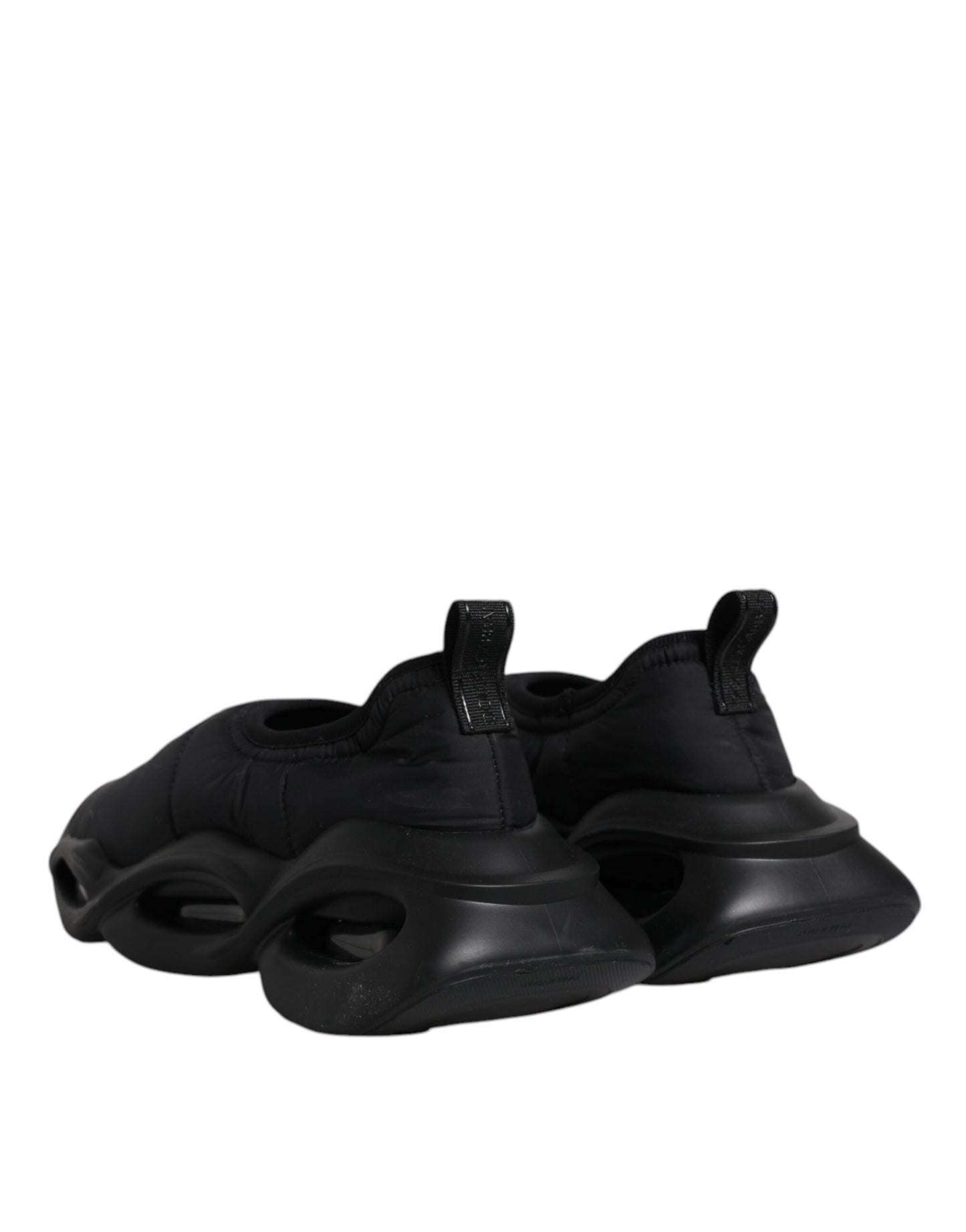Dolce & Gabbana Black Slip On Wave Low Top Men Sneakers Shoes by Dolce & Gabbana