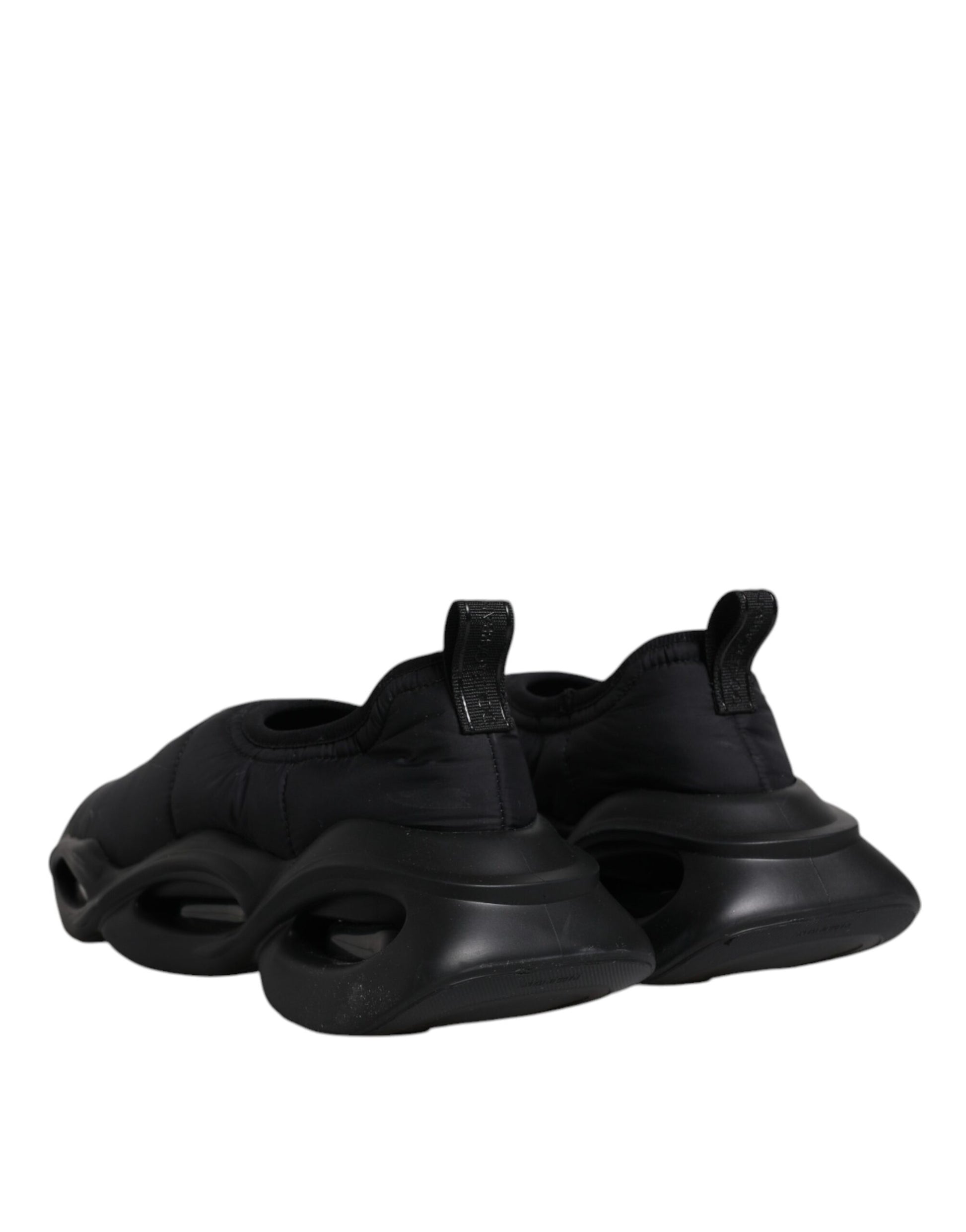Dolce & Gabbana Black Slip On Wave Low Top Men Sneakers Shoes by Dolce & Gabbana