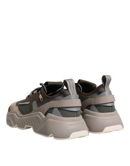 Dolce & Gabbana Multicolor Daymaster Low Top Sneakers Shoes by Dolce & Gabbana