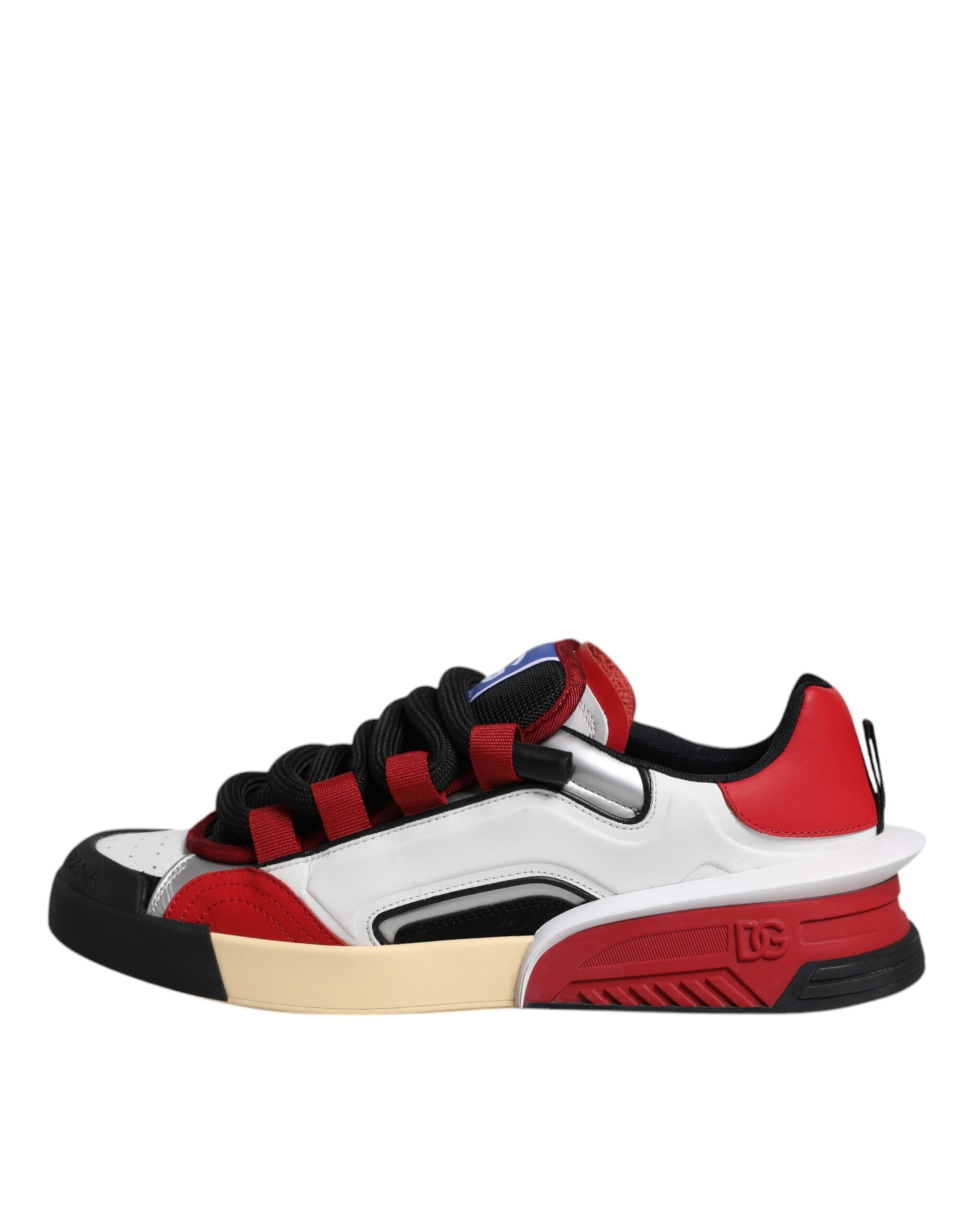 Dolce & Gabbana Multicolor Portofino Space Sneakers Shoes by Dolce & Gabbana