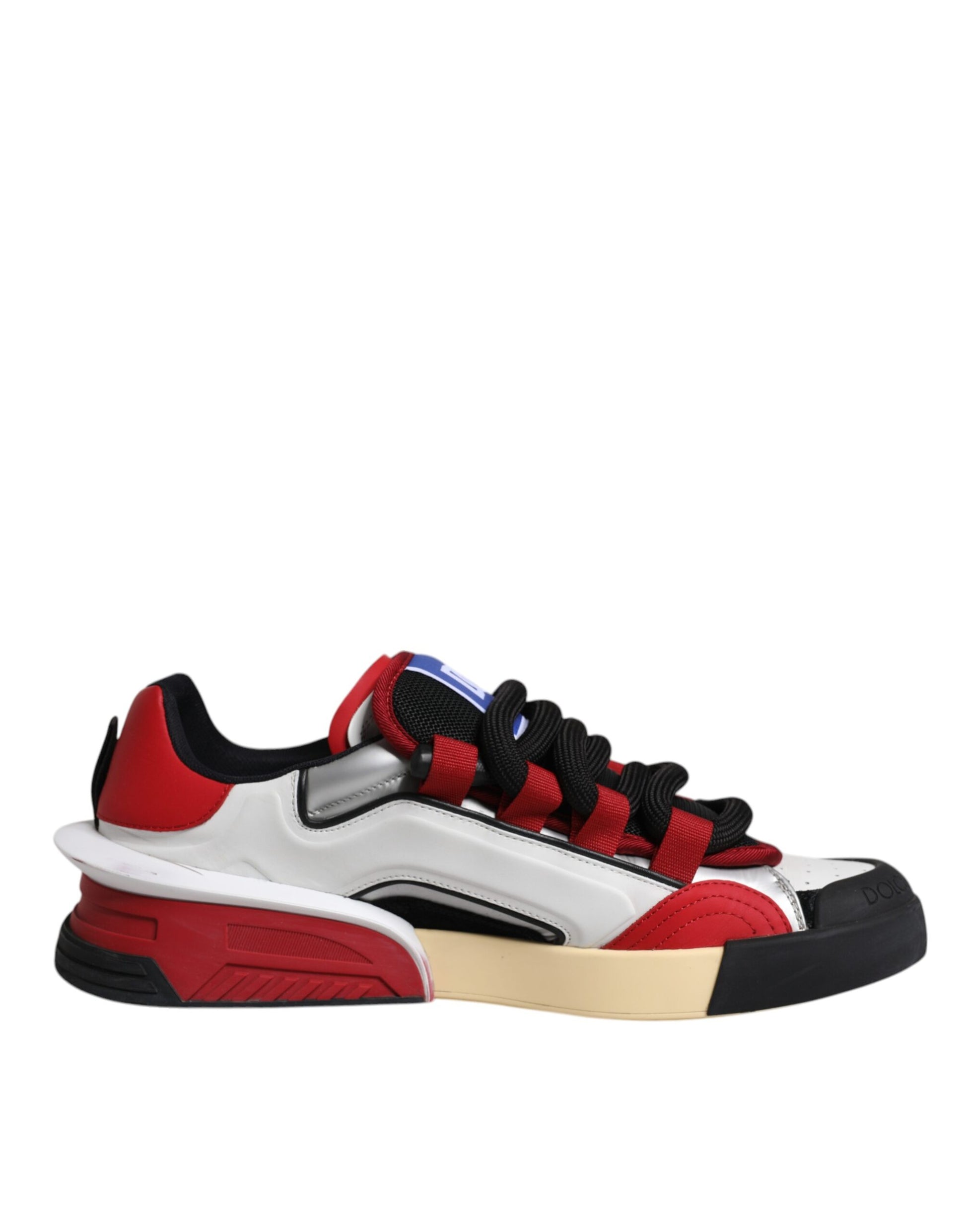 Dolce & Gabbana Multicolor Portofino Space Sneakers Shoes by Dolce & Gabbana