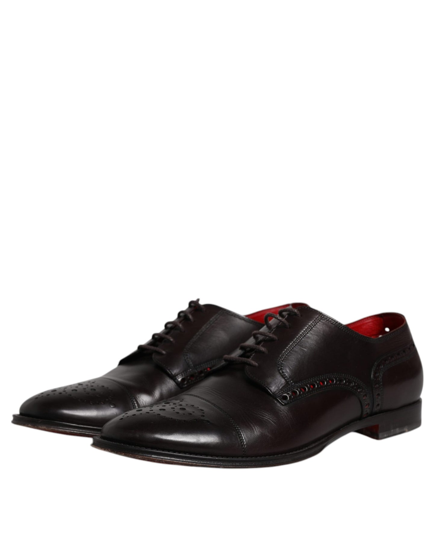 Chaussures habillées pour hommes Dolce &amp; Gabbana en cuir de veau noir
