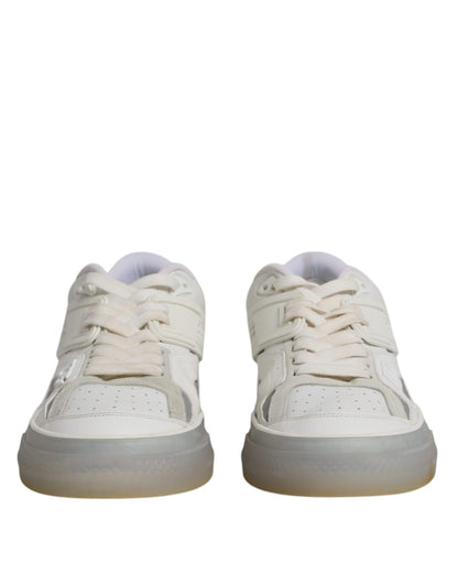 Dolce & Gabbana White DG Logo CUSTOM 2.Zero Sneakers Shoes by Dolce & Gabbana