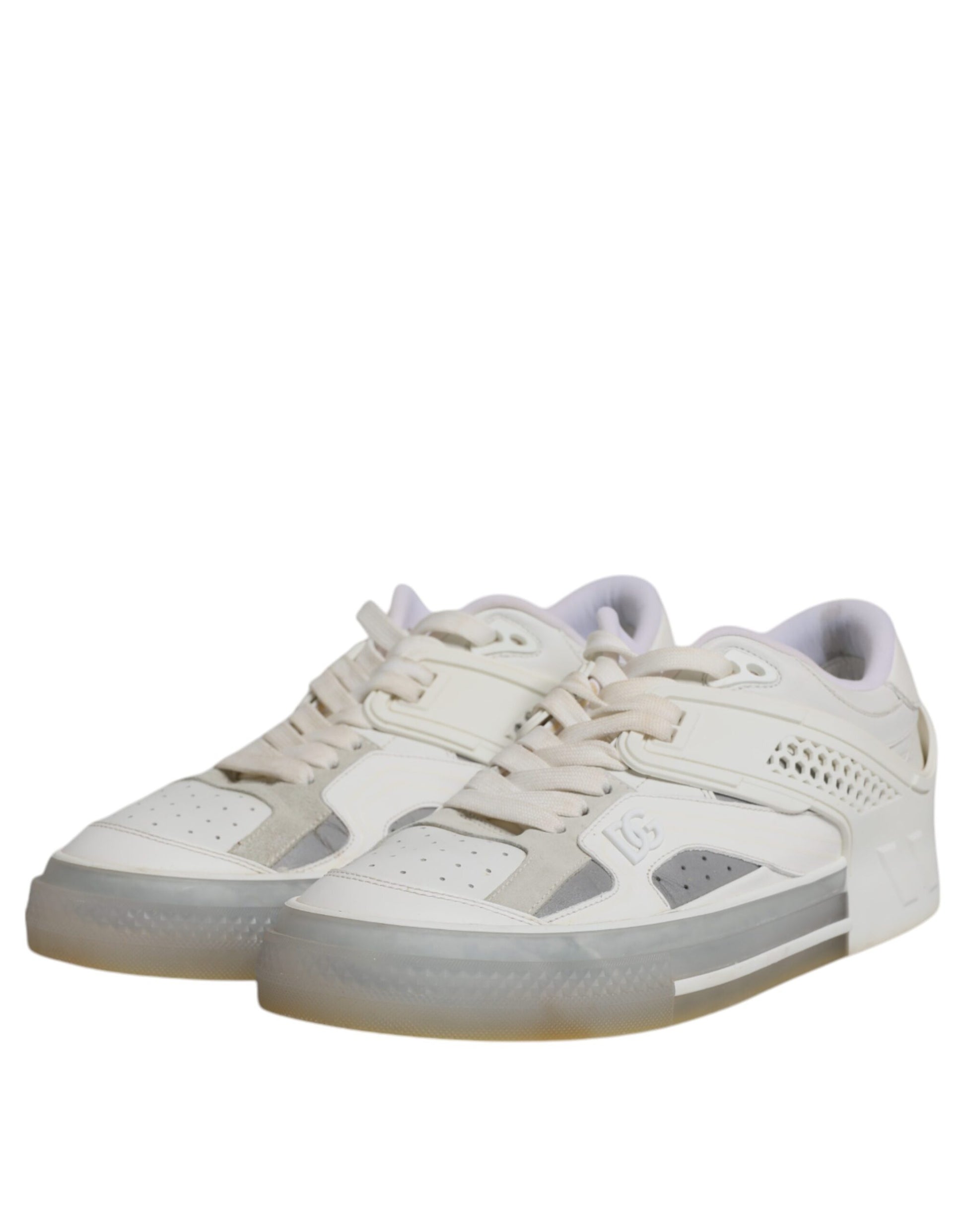Dolce & Gabbana White DG Logo CUSTOM 2.Zero Sneakers Shoes by Dolce & Gabbana