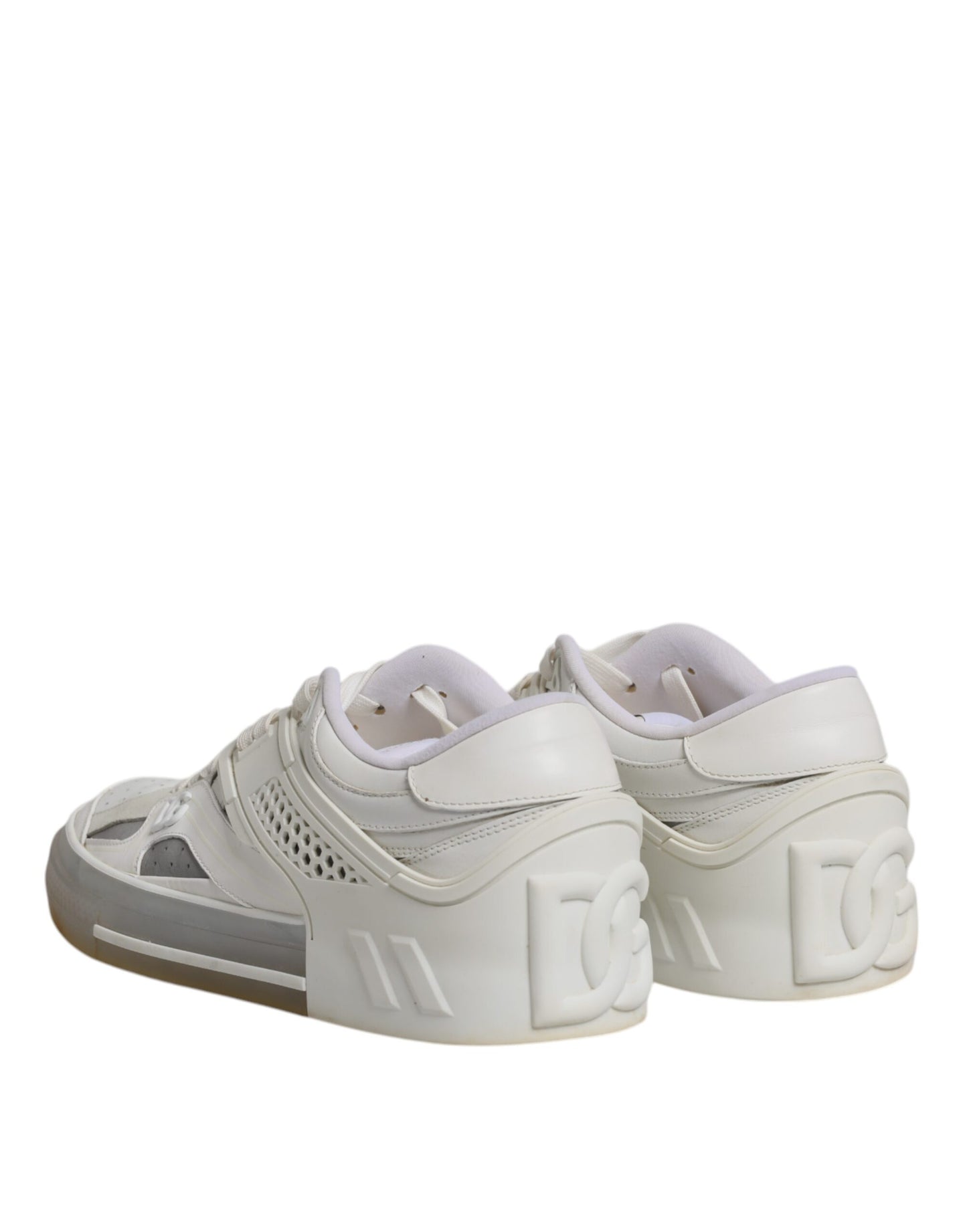 Dolce & Gabbana White DG Logo CUSTOM 2.Zero Sneakers Shoes by Dolce & Gabbana