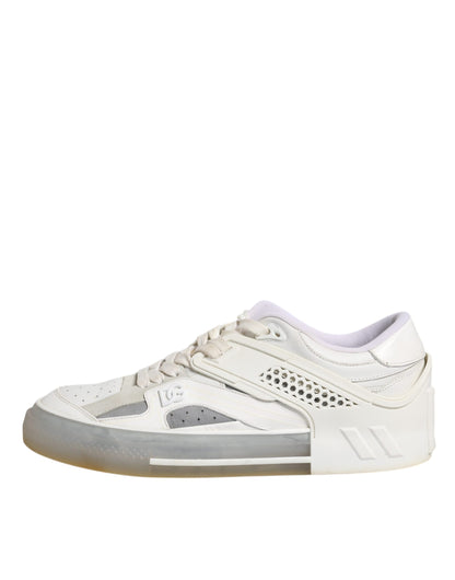 Dolce & Gabbana White DG Logo CUSTOM 2.Zero Sneakers Shoes by Dolce & Gabbana