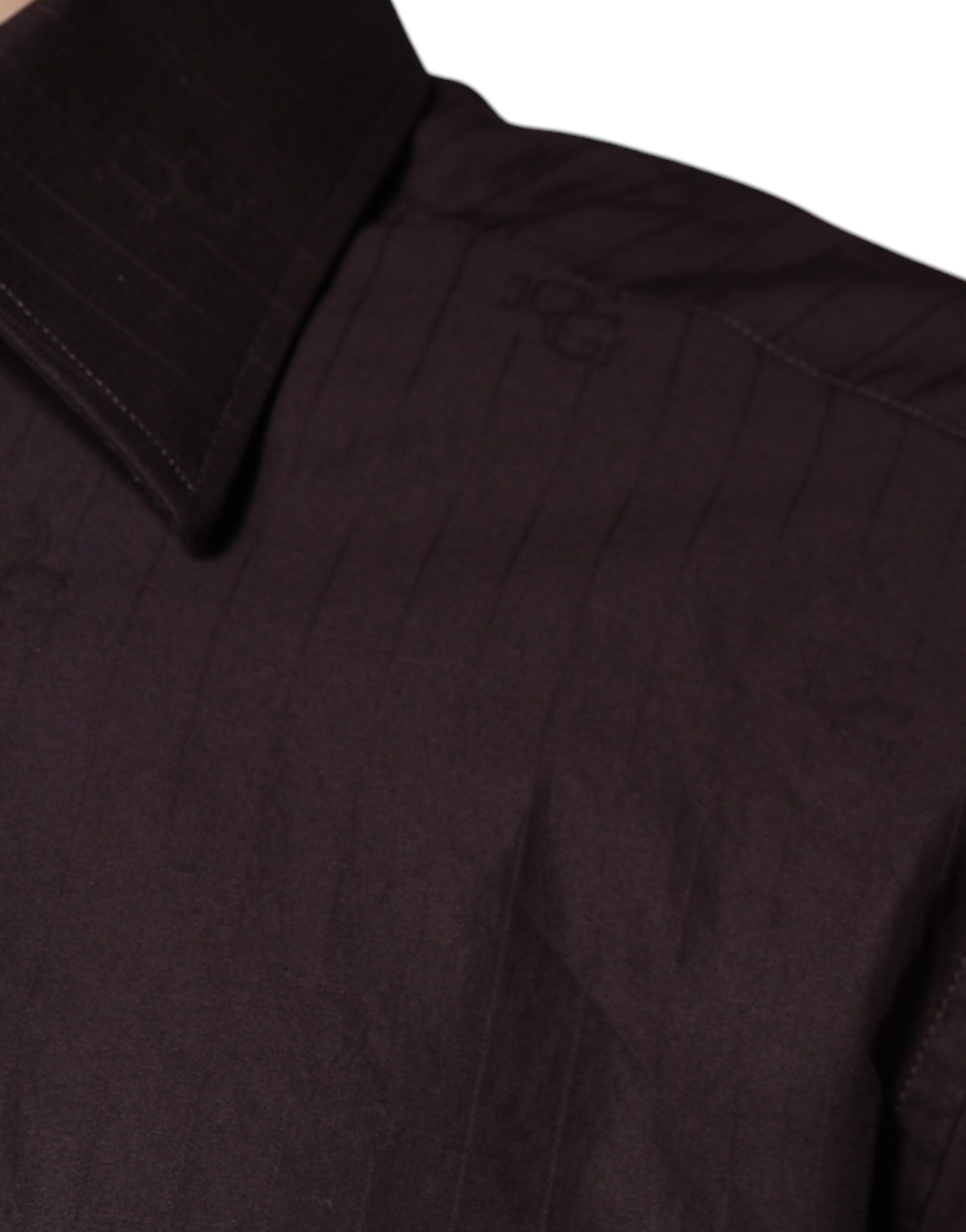 Dolce & Gabbana Purple Cotton Slim Fit MARTINI Dress Shirt by Dolce & Gabbana
