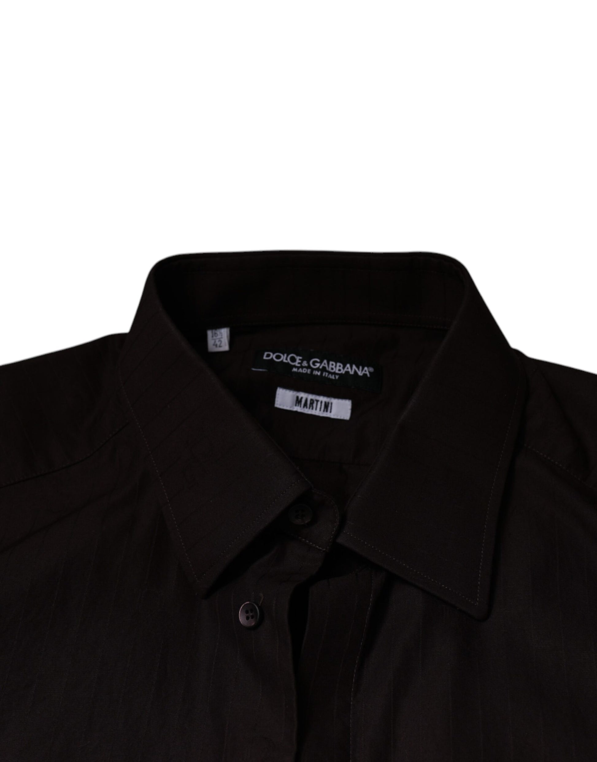 Dolce & Gabbana Purple Cotton Slim Fit MARTINI Dress Shirt by Dolce & Gabbana