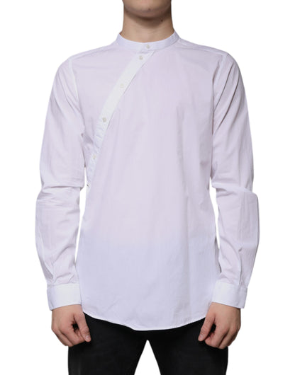 Dolce & Gabbana White Cotton Slim Fit MARTINI Dress Shirt by Dolce & Gabbana