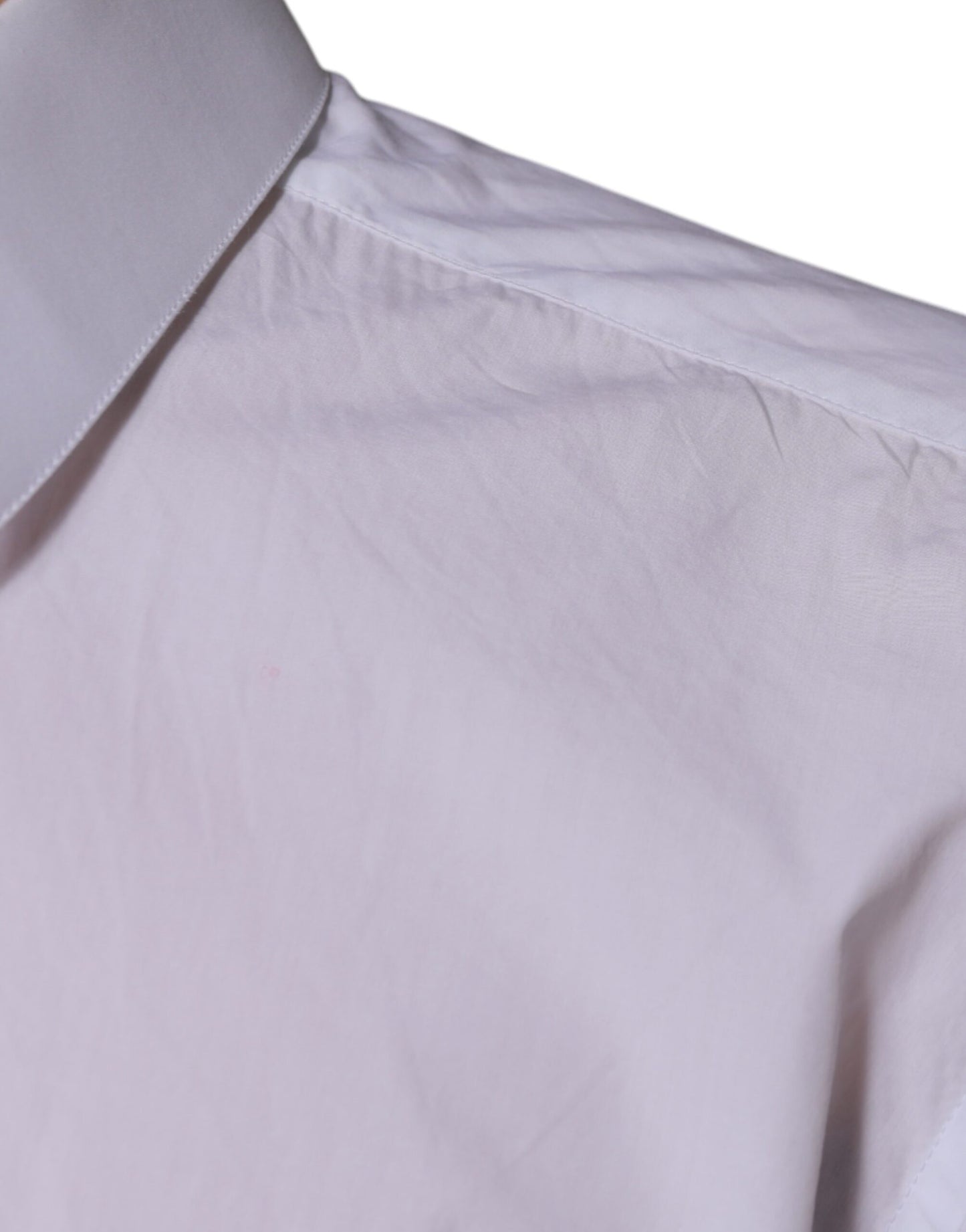Dolce & Gabbana White Cotton Slim Fit MARTINI Dress Shirt by Dolce & Gabbana