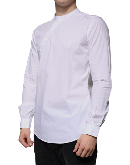 Dolce & Gabbana White Cotton Slim Fit MARTINI Dress Shirt by Dolce & Gabbana