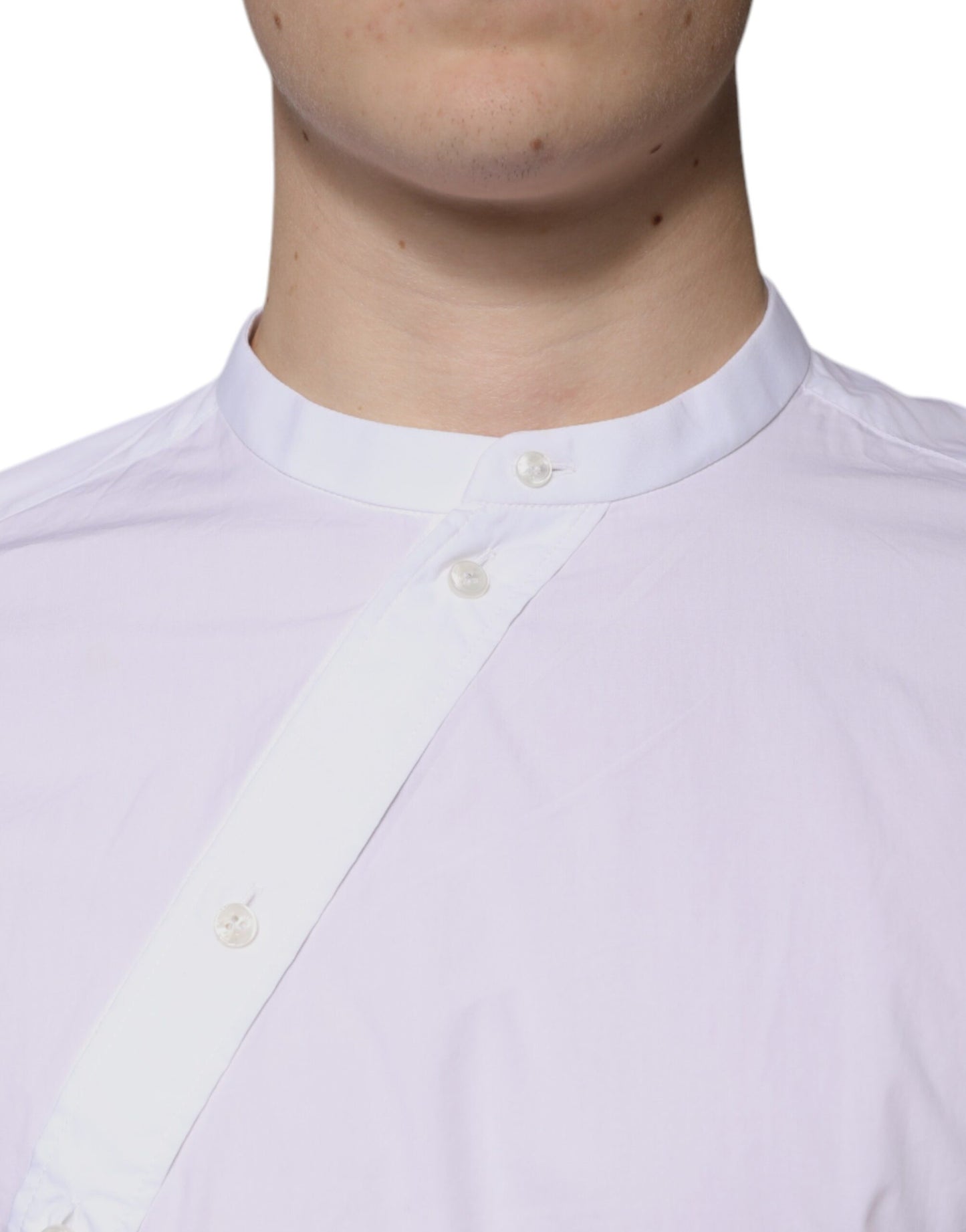 Dolce & Gabbana White Cotton Slim Fit MARTINI Dress Shirt by Dolce & Gabbana