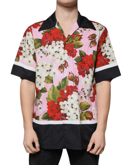 Dolce & Gabbana Multicolor Floral Button Down Casual Shirt by Dolce & Gabbana