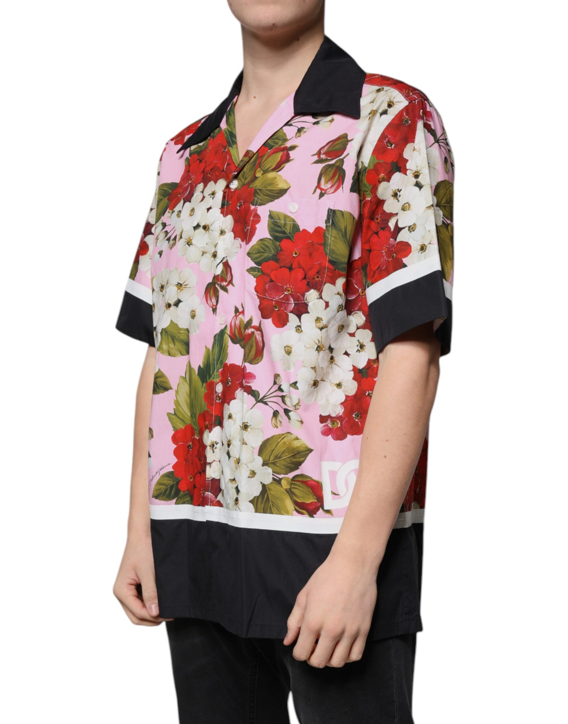 Dolce & Gabbana Multicolor Floral Button Down Casual Shirt by Dolce & Gabbana