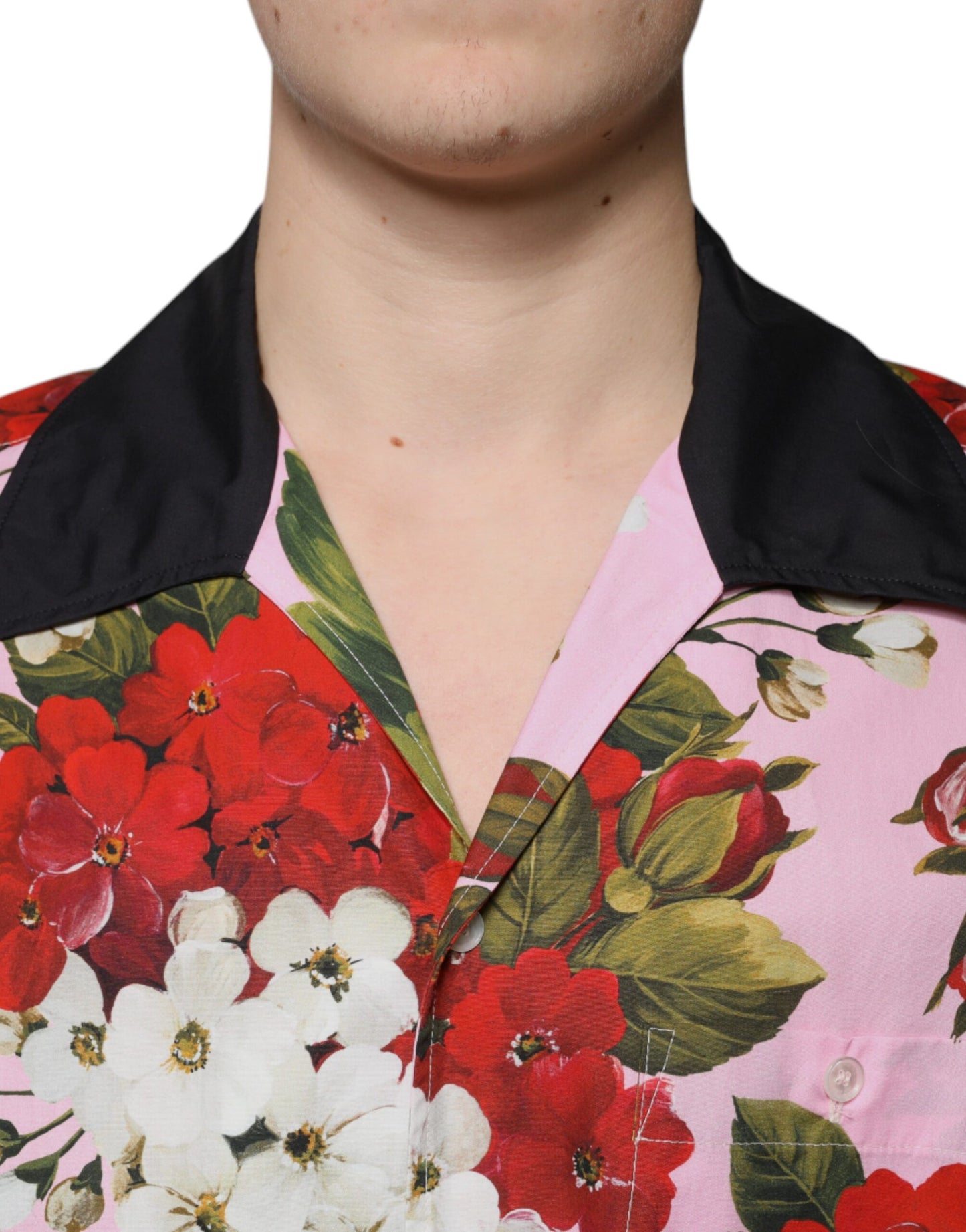 Dolce & Gabbana Multicolor Floral Button Down Casual Shirt by Dolce & Gabbana