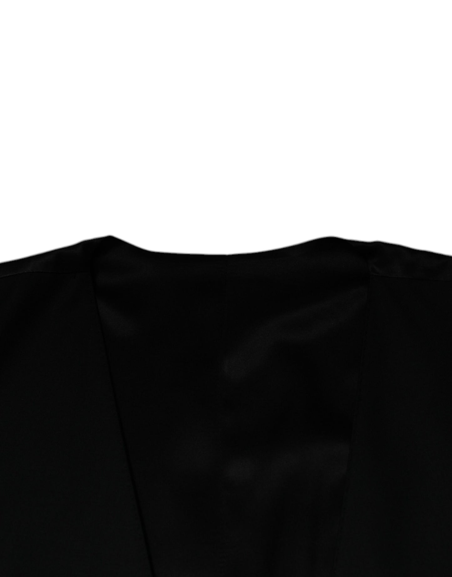 Gilet de costume en laine noire Dolce &amp; Gabbana pour homme