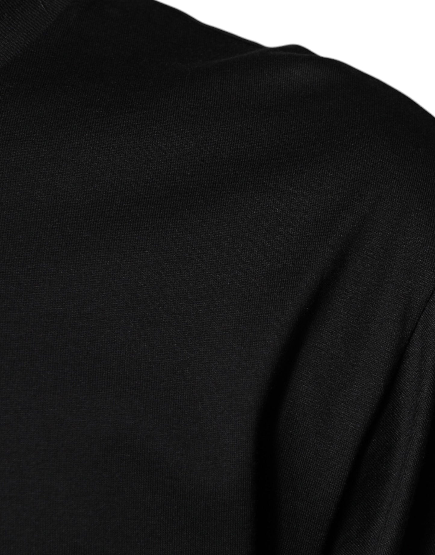 Dolce & Gabbana Black Cotton Crew Neck Short Sleeves T-shirt by Dolce & Gabbana
