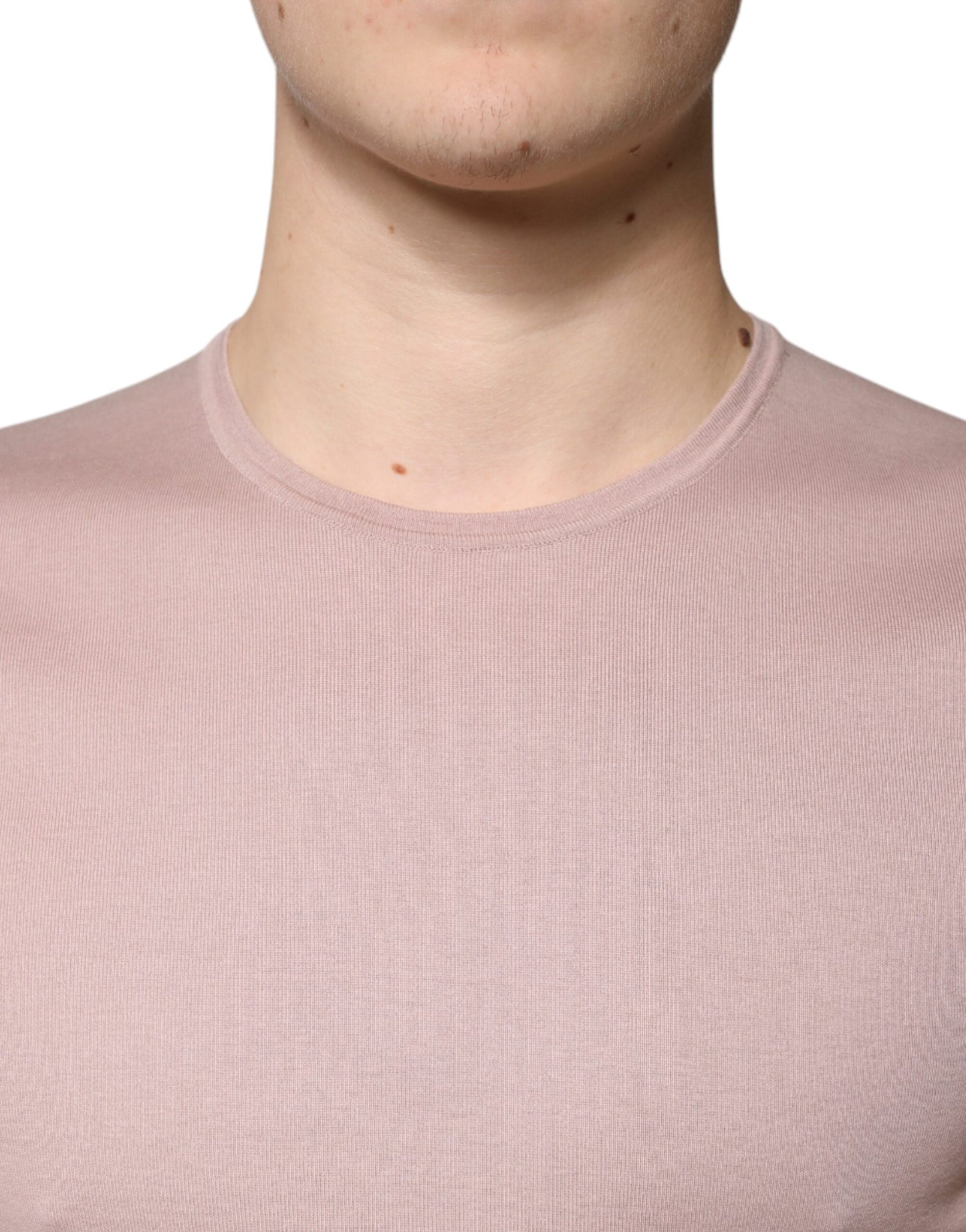 Dolce & Gabbana Brown Cotton Short Sleeves Round Neck T-shirt by Dolce & Gabbana