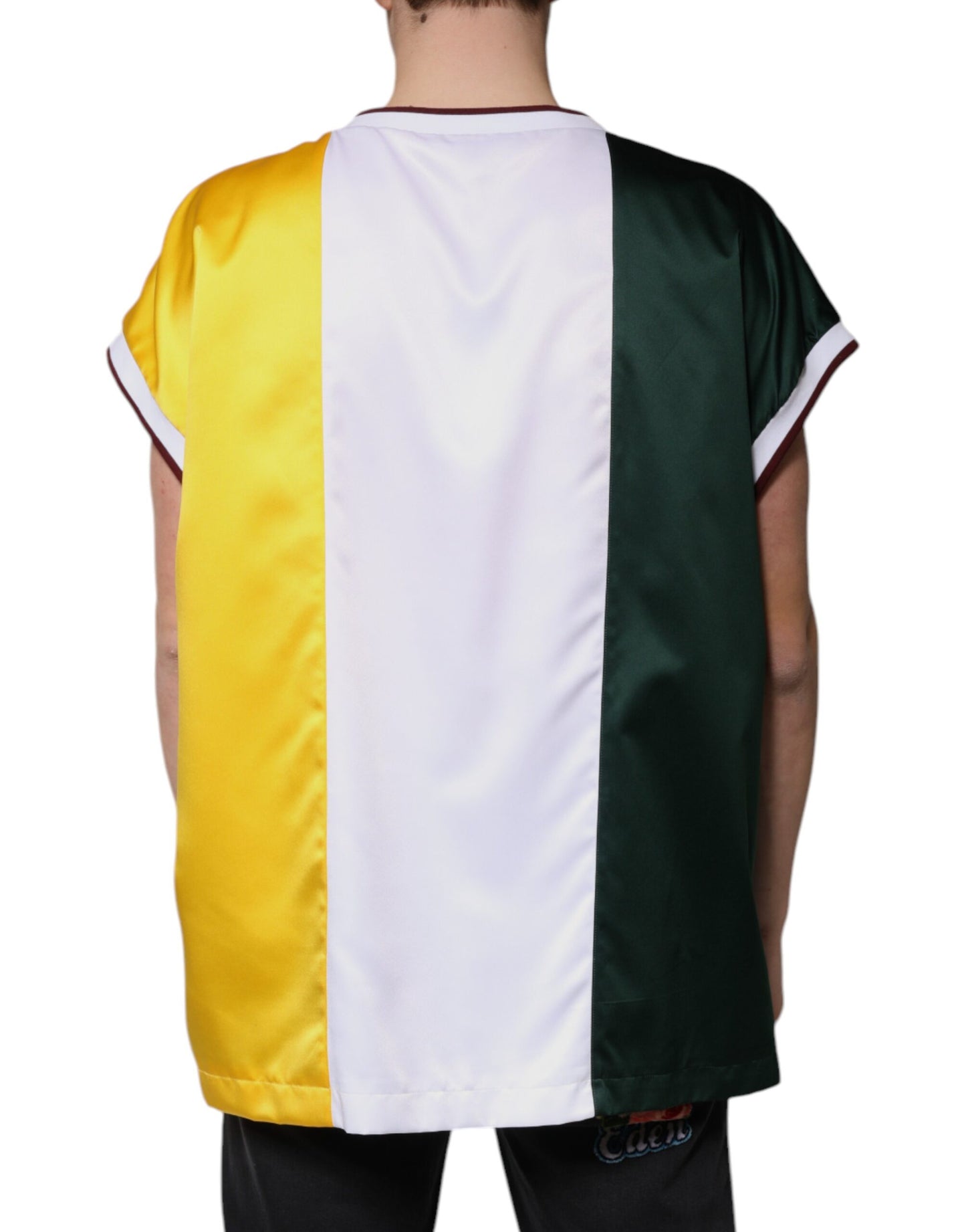 Dolce & Gabbana Multicolor Jersey Tank Sleeveless T-shirt by Dolce & Gabbana