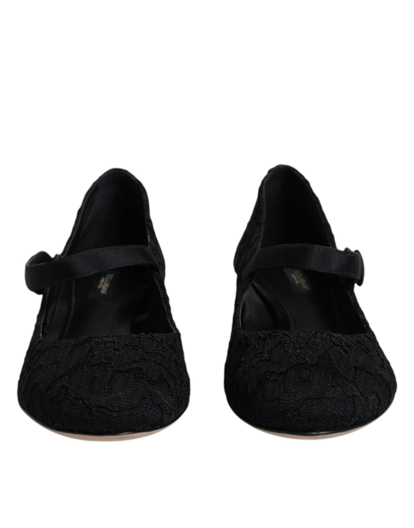 Escarpins à lacets noirs Mary Jane Taormina de Dolce &amp; Gabbana
